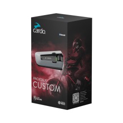 Cardo Packtalk Custom Single 40mm HD - 2 jaar garantie